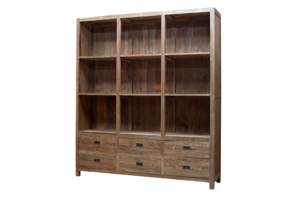 <p>Bibliothèque 19-BC Teck<br />180 x 35 x H 200 Cm<br />1 099,00 € T.T.C<br /><a href="/Article/2725?type=neuf" style="color:white;" target="_blank">Lien vers l&#39;article</a></p>
