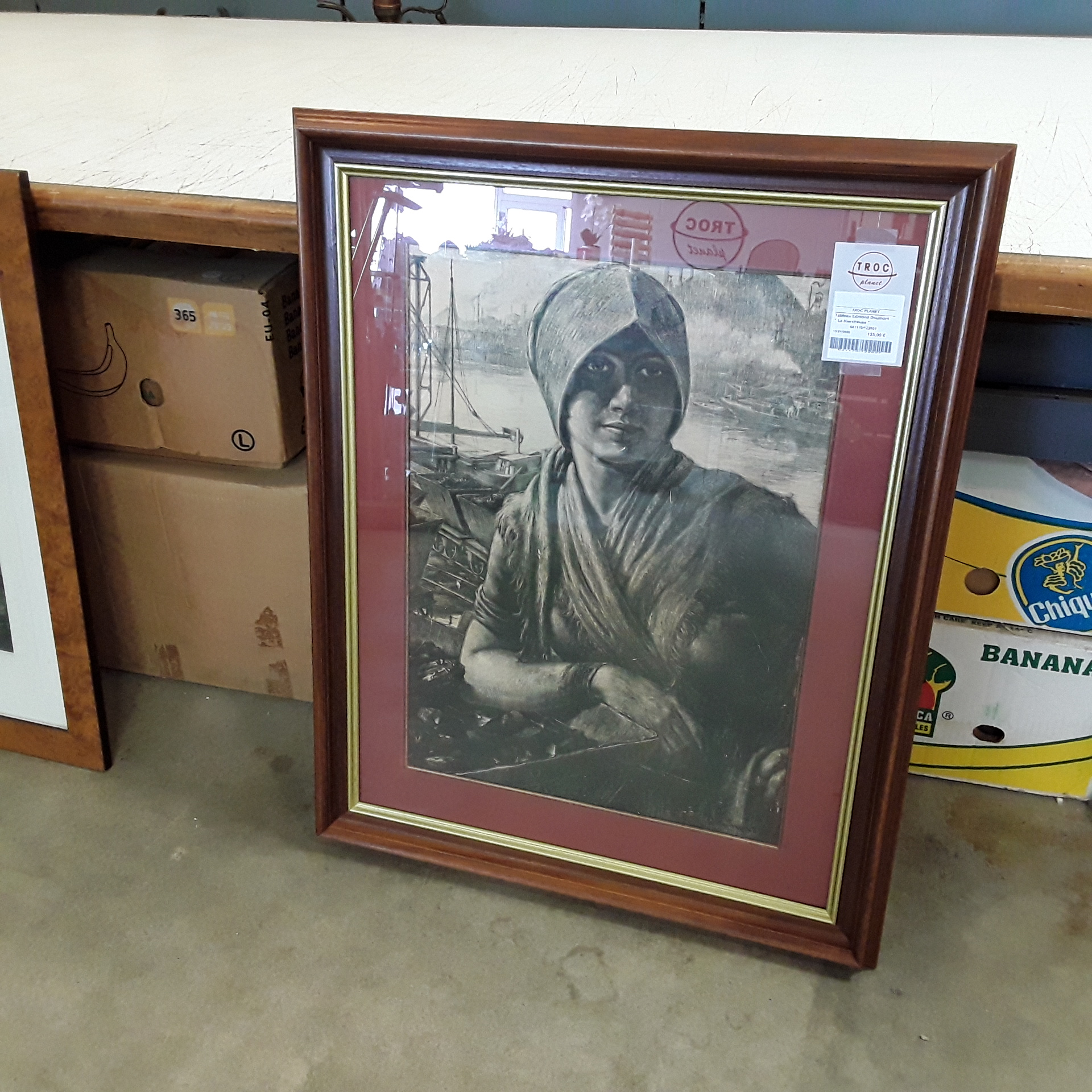 <p>Tableau Edmond Doumont<br />" La Hiercheuse "<br />125,00 € T.T.C<br /><a href="/Article/122997?type=depose" style="color:white;" target="_blank">Lien vers l'article</a></p>