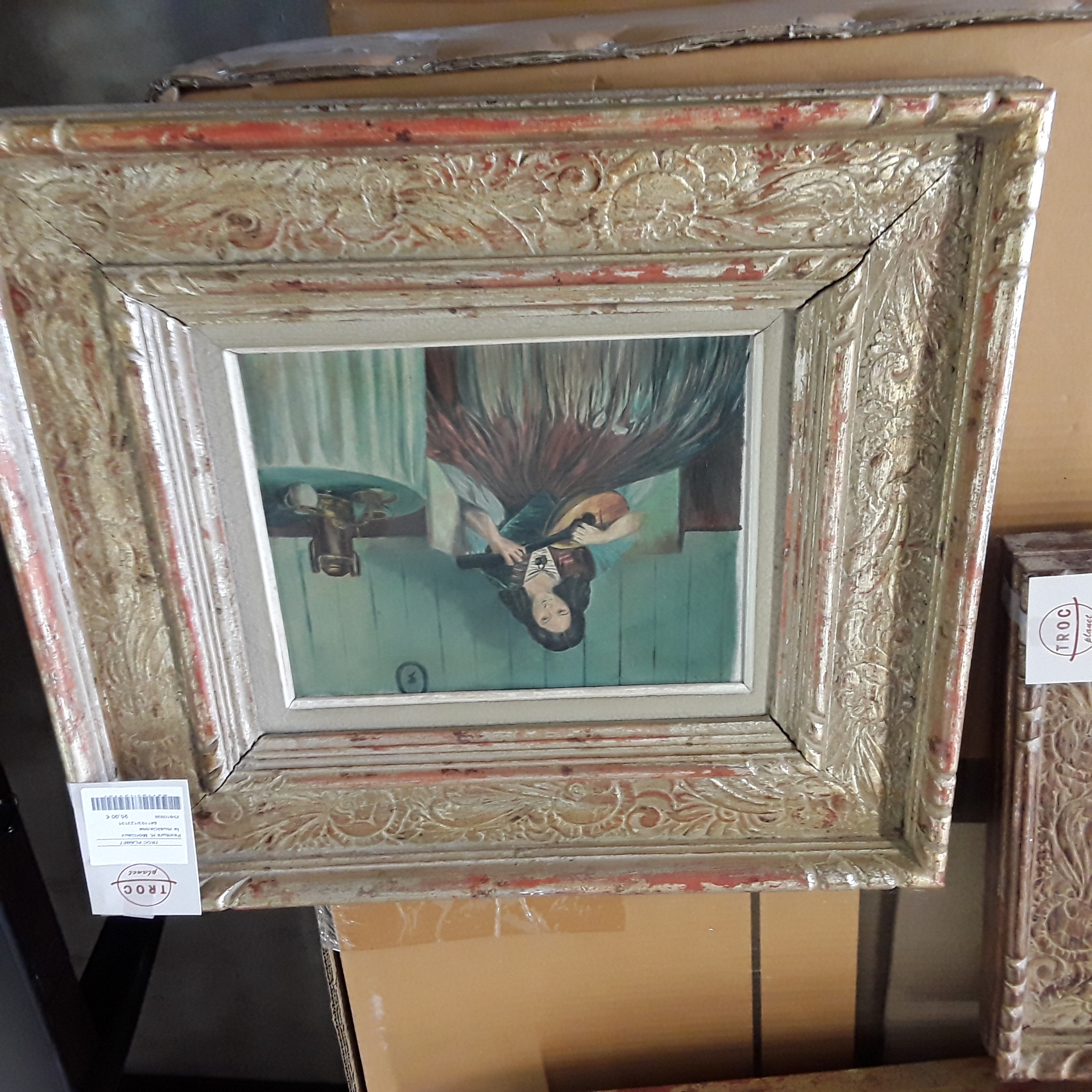 <p>Peinture H. Morciaux<br /> la musicienne<br />76,00 € T.T.C<br /><a href="/Article/123151?type=depose" style="color:white;" target="_blank">Lien vers l'article</a></p>