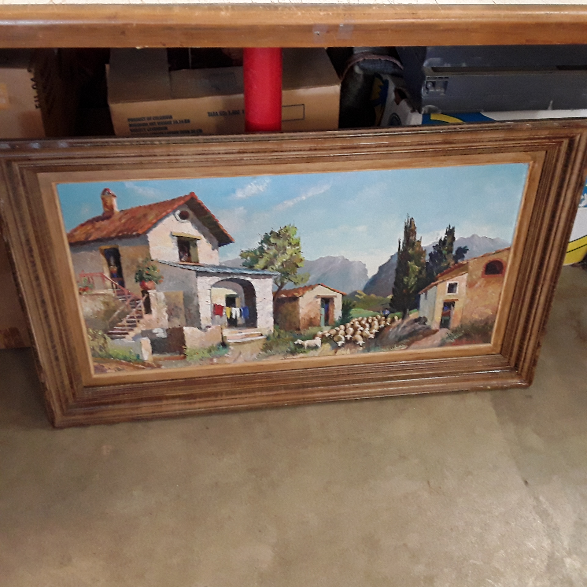 <p>Tableau village de provence<br />avec moutons<br />32,00 € T.T.C<br /><a href="/Article/122066?type=depose" style="color:white;" target="_blank">Lien vers l&#39;article</a></p>