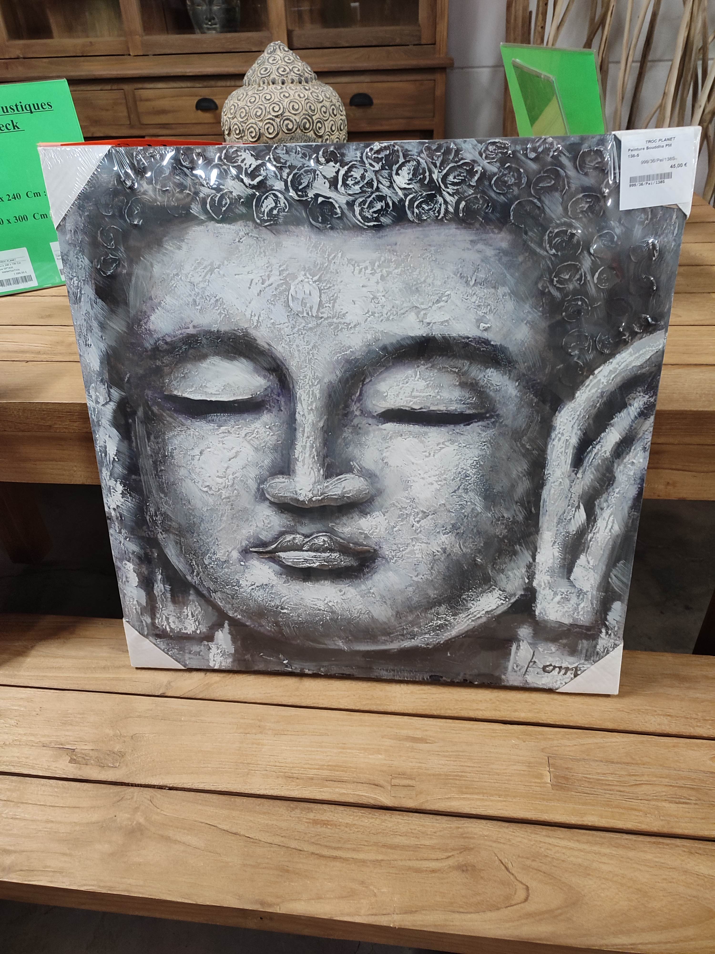 <p>Peinture Bouddha PM<br />138-S<br />45,00 € T.T.C<br /><a href="/Article/1818?type=neuf" style="color:white;" target="_blank">Lien vers l&#39;article</a></p>